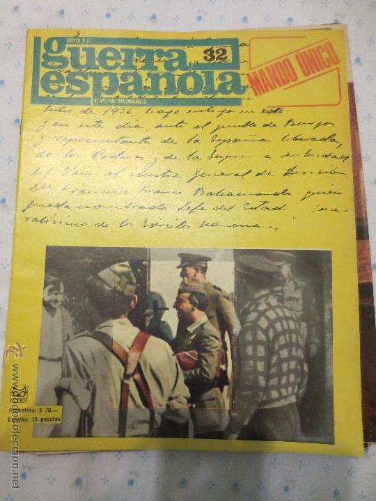 Military Antiques: cronica de la guerra espa&ntilde;ola. n&ordm; 32. francisco franco.