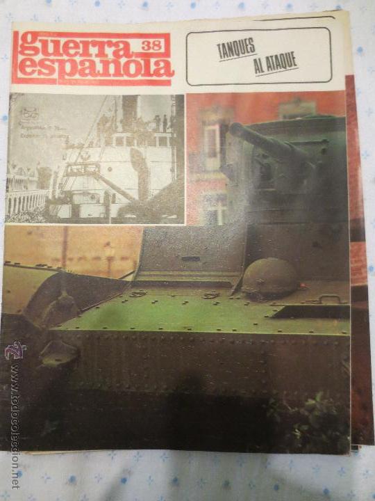 Military Antiques: cronica de la guerra espa&ntilde;ola. n&ordm; 38 tanque. tanques.
