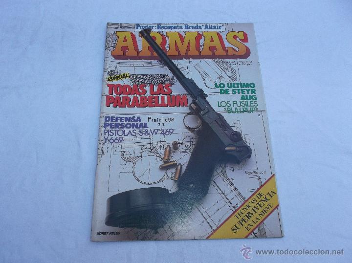 Military Antiques: ARMAS N&ordm; 58. ESPECIAL TODAS LAS PARABELLUM. TECNICAS DE SUPERVIVIENCIA EN LA NIEVE. LAS ESPADAS DE C
