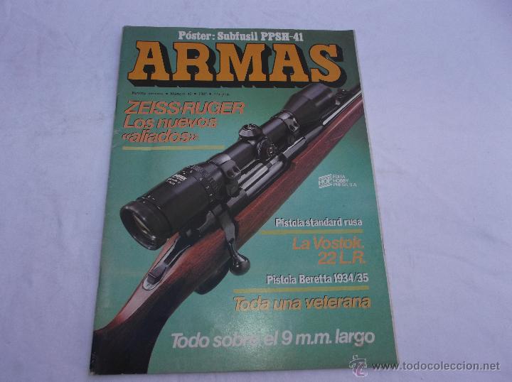 Military Antiques: ARMAS N&ordm; 40. ZEISS-RUGER. LA VOSTOK. 22 L.R. PISTOLA BERETTA 1934/35. TODO SOBRE EL 9 M.M. LARGO. WI