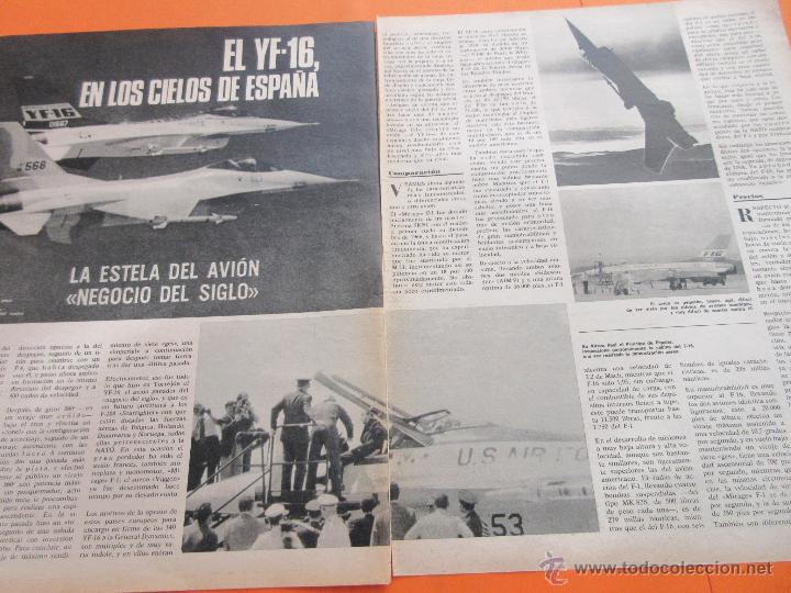 Militaria: ARTICULO 1975 - EL YF-16 EN LOS CIELOS DE ESPA&Ntilde;A - 2 PAGINAS