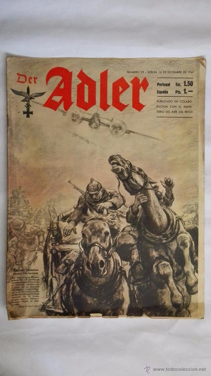Militaria: REVISTA DER ADLER - N&ordm; 25 - DICIEMBRE 1941