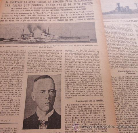 Military Antiques: ARTICULO 1941 - CRUCEROS HOOD SEYDLITZ LION - OFENSIVA CONTRA SIRIA FRANCOINGLESA - 6 PAG.