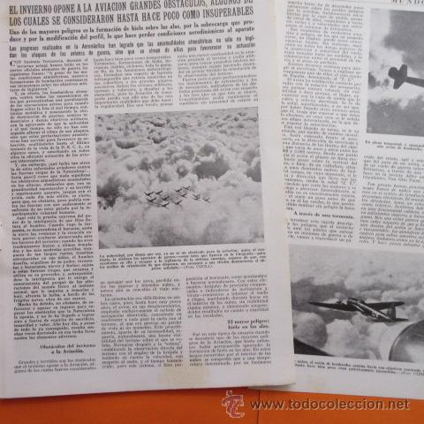 Military Antiques: ARTICULO 1941 - EL INVIERNO OPONE A LA AVIACION GRANDES OBSTACULOS - 3 PAG.