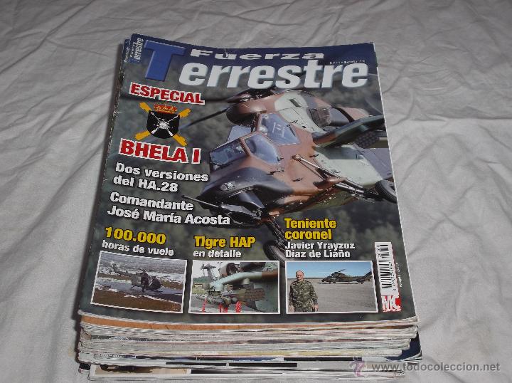 Militaria: FUERZA TERRESTRE N&ordm; 69. BHELA I. HA 28. 100000 HORAS DE VUELO. TIGRE HAP. JAVIER YRAYZOZ. LIA&Ntilde;O.