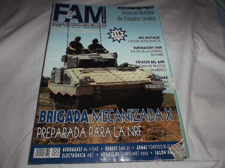 Militaria: FAM N&ordm; 71. DONAR. MIG DIGITALES. EUROSATORY 2008. COLEGIO DEL AIRE. CUNA DE PILOTOS. ARTILLERIA DONA
