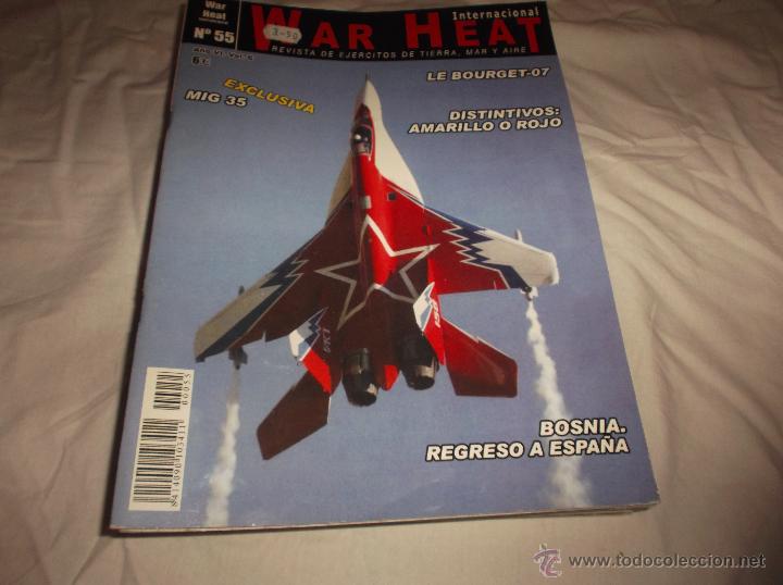 Militaria: WAR HEAT N&ordm; 55. LE BOURGET-07. MIG 35. BOSNIA, REGRESO A ESPA&Ntilde;A. DISTINTIVOS, AMARILLO O ROJO.