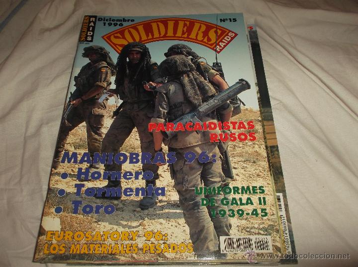Militaria: SOLDIERS N&ordm; 15. PARACAIDISTAS RUSOS. MANIOBRAS 1996. HORNERO. UNIFORMES DE GALA. EUROSATORY 96.