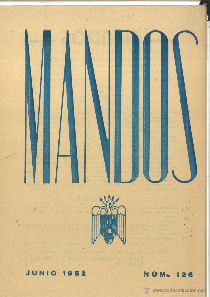 Military Antiques: Revista Mandos. 1952