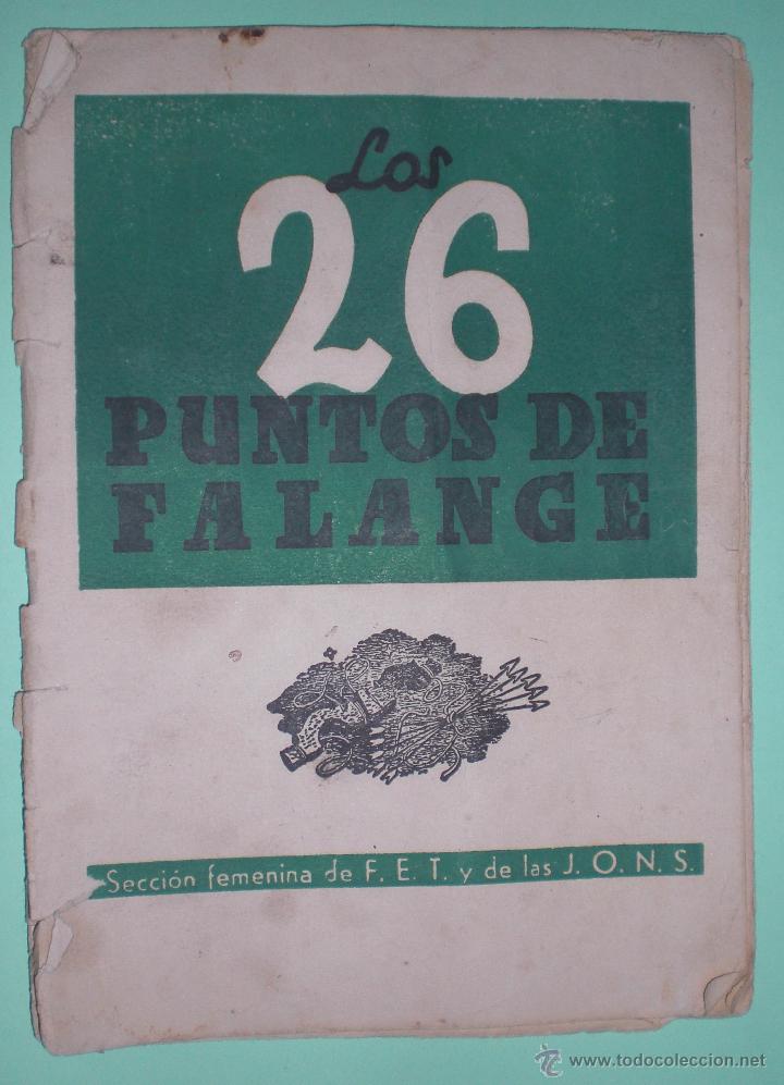 Military Antiques: Los 26 puntos de falange secci&oacute;n femenina