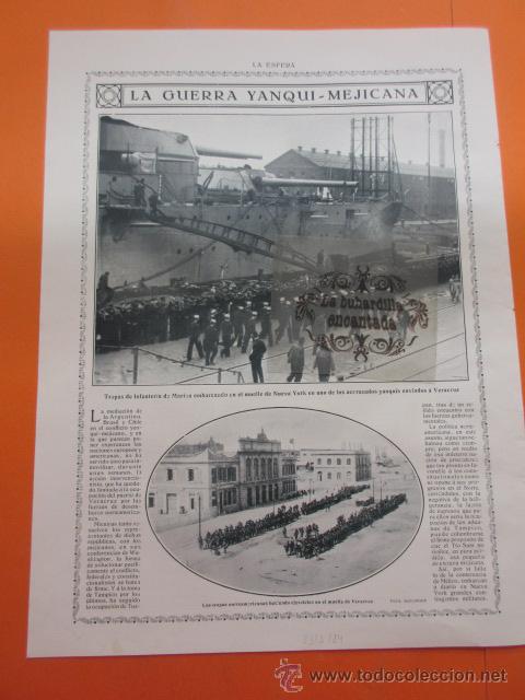 Militaria: ARTICULO 1914 - LA GUERRA YANQUI MEJICANA - 1 PAG