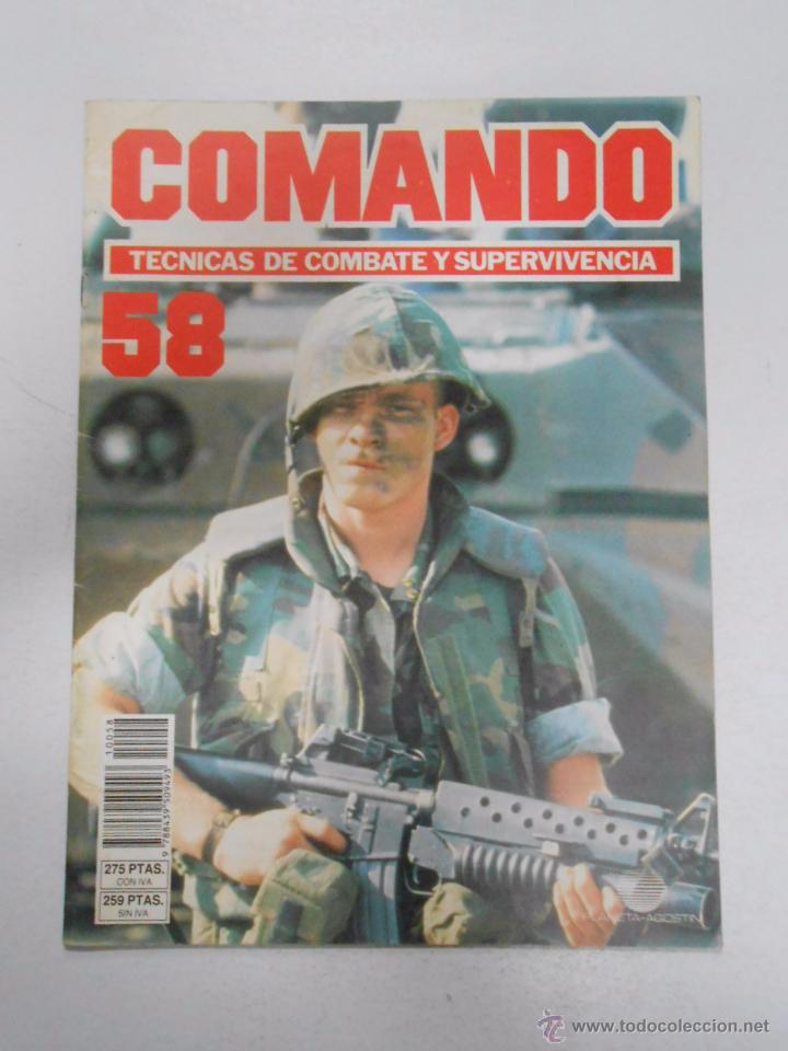 Militaria: COMANDO. TECNICAS DE COMBATE Y SUPERVIVENCIA. N&ordm; 58. TDKR33