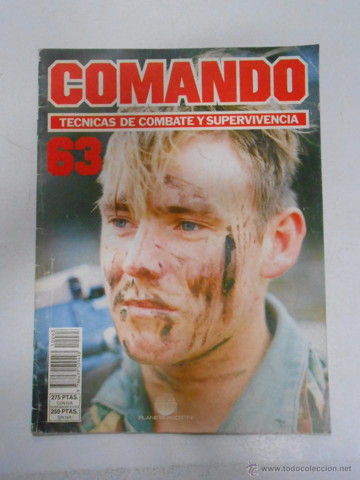 Militaria: COMANDO. TECNICAS DE COMBATE Y SUPERVIVENCIA. N&ordm; 63. TDKR33