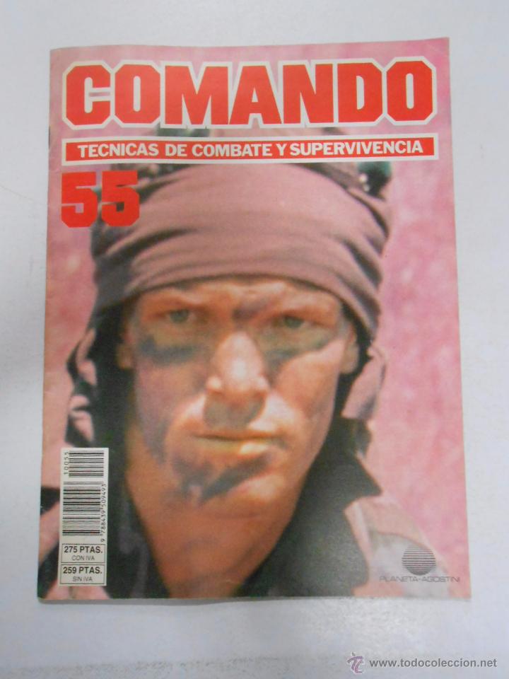 Militaria: COMANDO. TECNICAS DE COMBATE Y SUPERVIVENCIA. N&ordm; 55. TDKR33