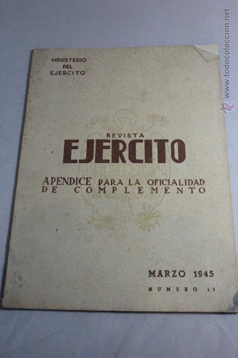 Militaria: REVISTA EJERCITO, MINISTERIO DEL EJERCITO, MARZO 1945 -DOCG-