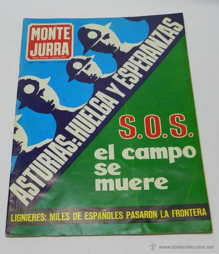 Militaria: ANTIGUA REVISTA CARLISTA - MONTEJURRA N&ordm; 51, MARZO - ABRIL 1970 - TRADICION, CASA DE BORBON PARMA -