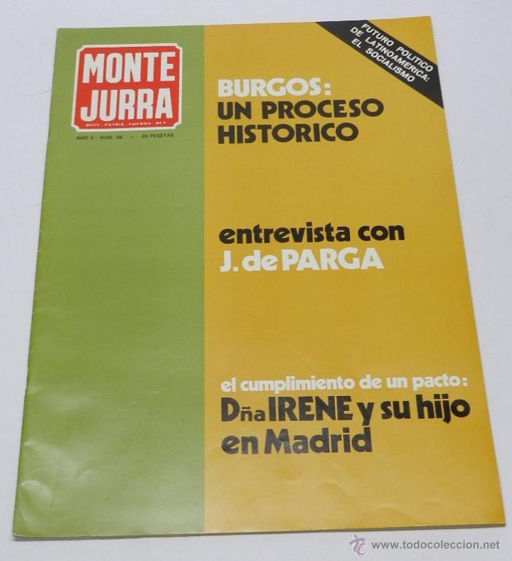 Militaria: ANTIGUA REVISTA CARLISTA - MONTEJURRA N&ordm; 56, DICIEMBRE 1970 - TRADICION, CASA DE BORBON PARMA - REQU