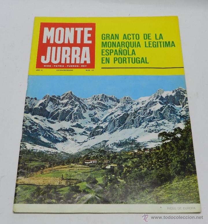 Militaria: ANTIGUA REVISTA CARLISTA - MONTEJURRA N&ordm; 33, EXTRAORDINARI, ENERO 1967 - TRADICION, CASA DE BORBON P