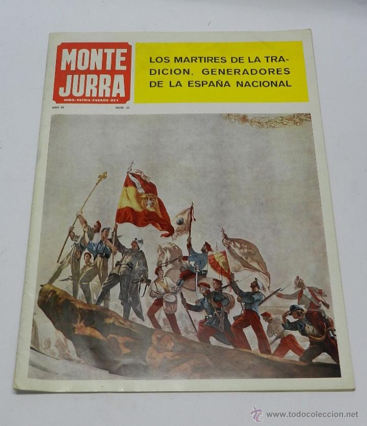 Military Antiques: ANTIGUA REVISTA CARLISTA - MONTEJURRA N&ordm; 35,  MARZO 1968 - TRADICION, CASA DE BORBON PARMA - REQUETE