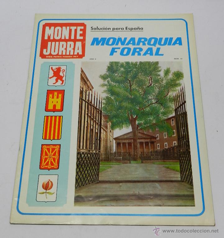 Militaria: ANTIGUA REVISTA CARLISTA - MONTEJURRA N&ordm; 19,  SEPTIEMBRE 1966 - TRADICION, CASA DE BORBON PARMA - RE