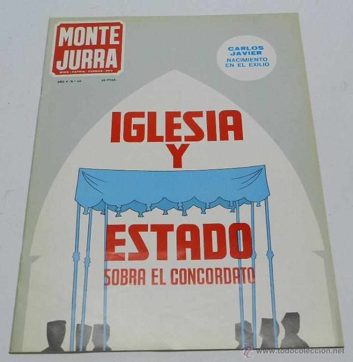 Militaria: ANTIGUA REVISTA CARLISTA - MONTEJURRA N&ordm; 50, ENERO- FEBRERO 1970 - TRADICION, CASA DE BORBON PARMA -