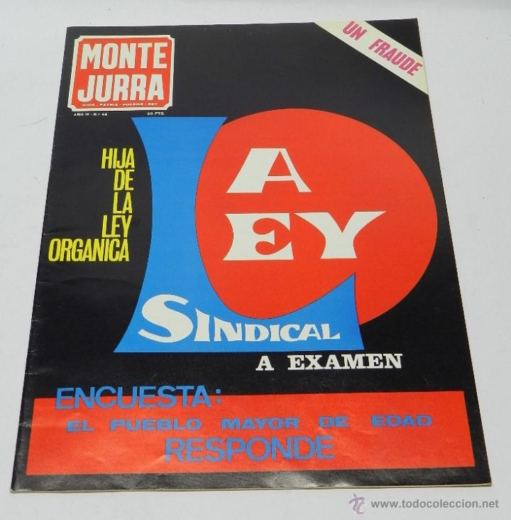 Militaria: ANTIGUA REVISTA CARLISTA - MONTEJURRA N&ordm; 48, SEPTIEMBRE - SEP- OCTUBRE 1969 - TRADICION, CASA DE BOR