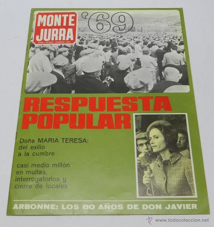 Militaria: ANTIGUA REVISTA CARLISTA - MONTEJURRA N&ordm; 46, MAYO 1969 - TRADICION, CASA DE BORBON PARMA - REQUETE,