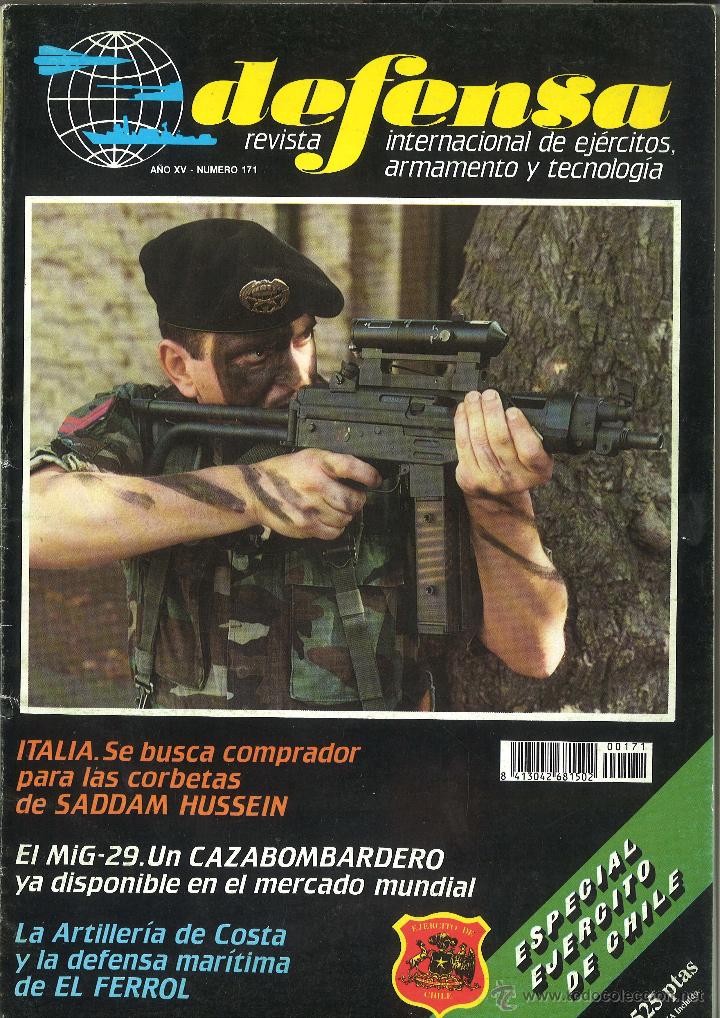 Militaria: Revista Defensa. 171. Julio 1992. Especial Ej&eacute;rcito de Chile