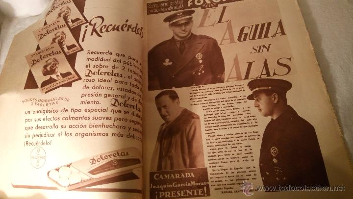 Militaria: ANTIGUO PERIODICO SEMANRIO GRAFICO SINDICALISTA FALANGE LAS JONS