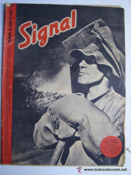 Military Antiques: REVISTA ALEMANIA NAZI SIGNAL . 1&ordm; DE ABRIL DE 1942 .