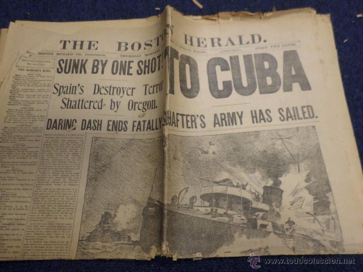 guerra de cuba 1898 lote 24 periodicos grandes Comprar Revistas