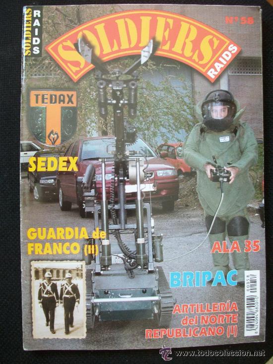 Military Antiques: SOLDIERS N&ordm;58: GUARDIA DE FRANCO, BRIPAC, ARTILLERIA REPUBLICANA, ETC