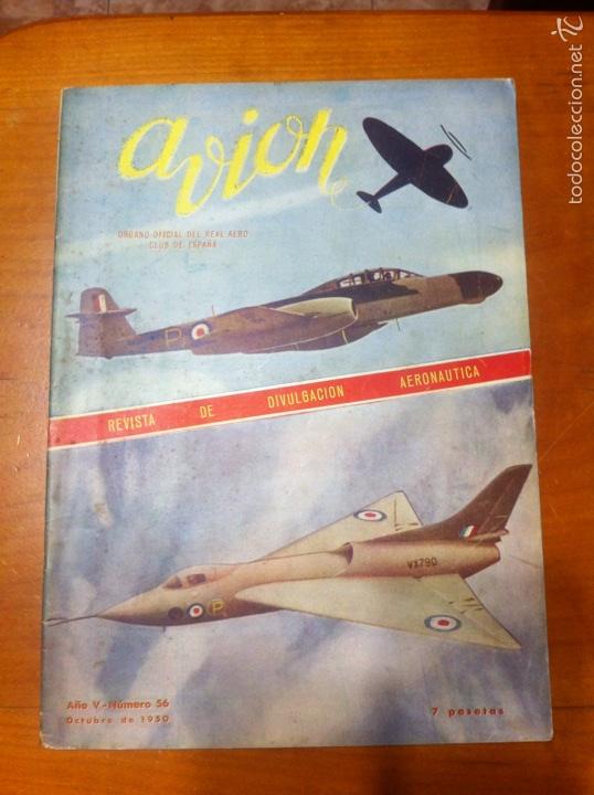Militaria: AVION REVISTA DE DIVULGACION AERONAUTICA, N&ordm; 56 OCTUBRE 1950, AVIACION MILITAR
