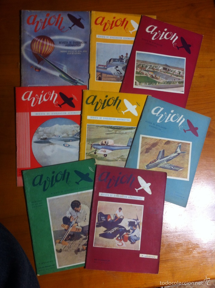Militaria: LOTE 8 REVISTAS AVION DIVULGACION AERONAUTICA DE 1951, AVIACION MILITAR