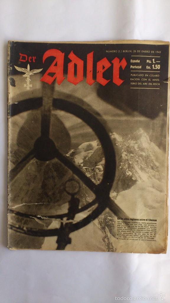 Military Antiques: REVISTA DER ADLER - N&ordm; 2 -BERLIN 26 DE ENERO 1943