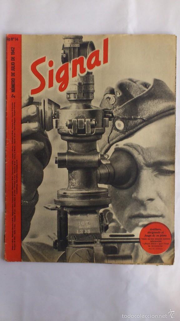 Military Antiques: REVISTA SIGNAL - N&ordm; 14, JULIO 1942