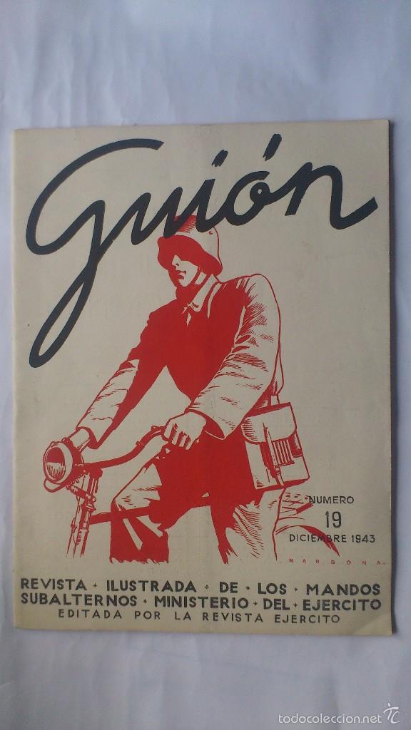 Military Antiques: GUION - REVISTA ILUSTRADA DE LOS MANDOS SUBALTERNOS, N&ordm; 19 - DICIEMBRE 1943