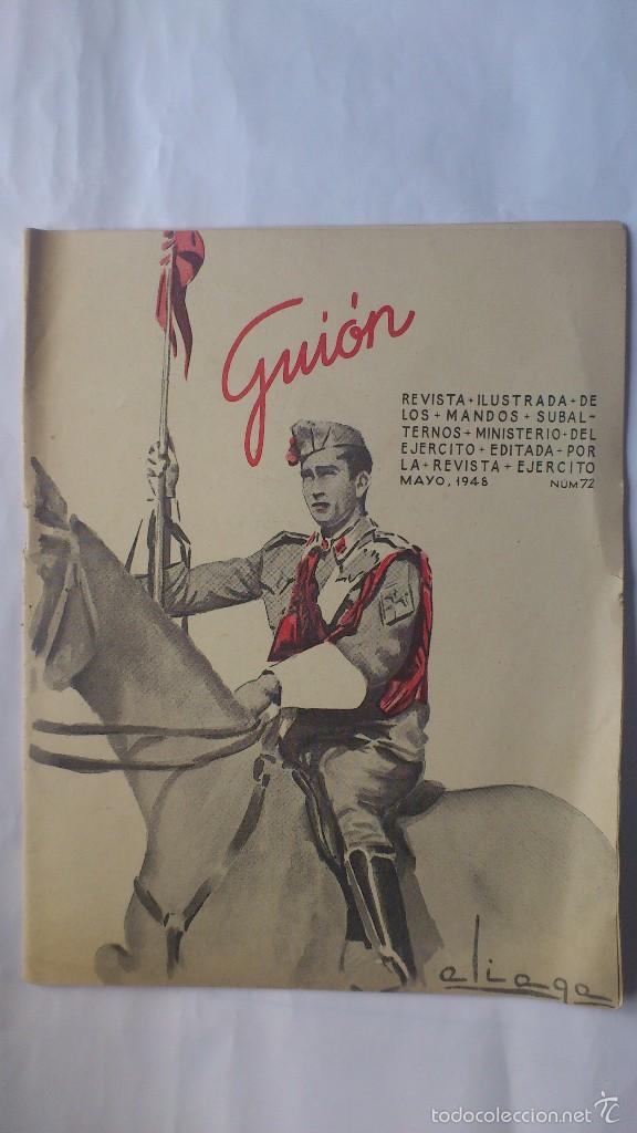 Military Antiques: GUION - REVISTA ILUSTRADA DE LOS MANDOS SUBALTERNOS, N&ordm; 72 - MAYO 1948