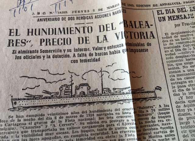 Militaria: ACORAZADO BALEARES - Foto 3