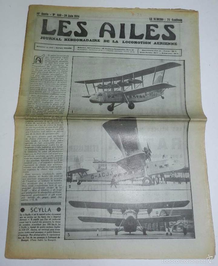 Military Antiques: Revista Les Ailes N&deg;680, revista aviaci&oacute;n, avi&oacute;n,Journal Hebdomadaire de la Locomotion A&eacute;rienne, 28