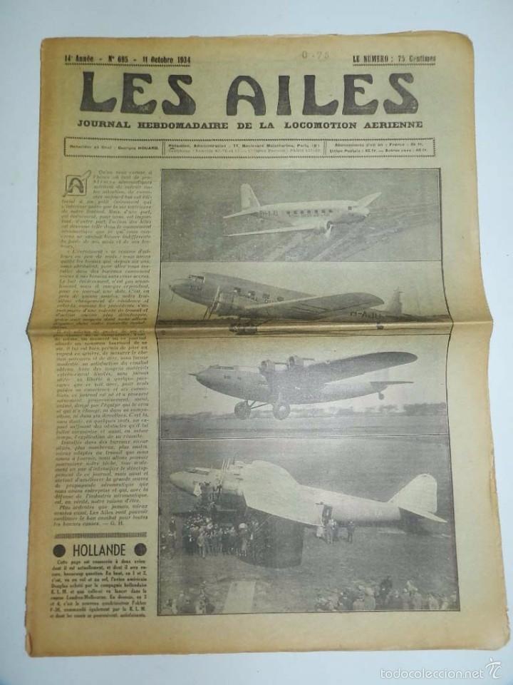 Military Antiques: Revista Les Ailes N&deg;695, revista aviaci&oacute;n, avi&oacute;n, Journal Hebdomadaire de la Locomotion A&eacute;rienne, 11
