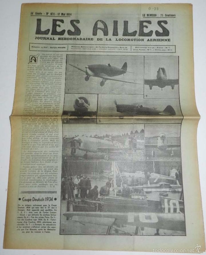 Military Antiques: Revista Les Ailes N&deg;674, revista aviaci&oacute;n, avi&oacute;n, Journal Hebdomadaire de la Locomotion A&eacute;rienne, 17