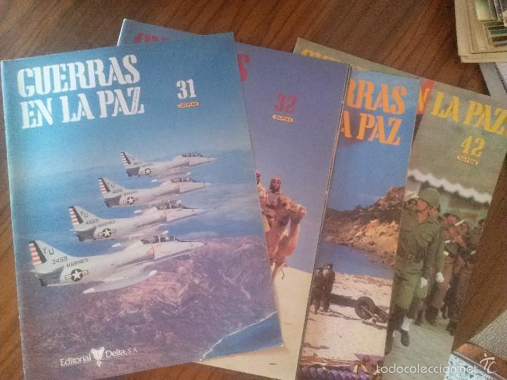 Militaria: PORTADAS DE LA REVISTA GUERRAS EN LA PAZ 31 AL 45. FASC&Iacute;CULOS. BUEN ESTADO. GRAPA. RARO.