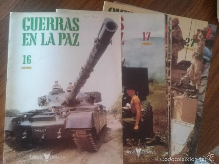 Militaria: PORTADAS DE LA REVISTA GUERRAS EN LA PAZ 16 AL 30. FASC&Iacute;CULOS. BUEN ESTADO. GRAPA. RARO.