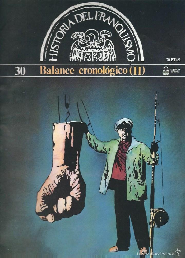 Military Antiques: HISTORIA DEL FRANQUISMO - N&ordm; 30 -  BALANCE CRONOLOGICO  II - 1977. EDIT - SEDMAY - MADRID
