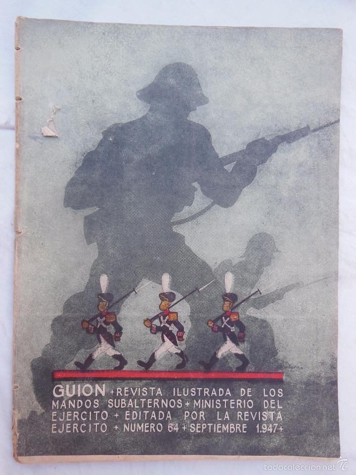 Military Antiques: GUI&Oacute;N. Revista Ilustrada de los Mandos Subalternos. N&uacute;m 64, Septiembre 1947.