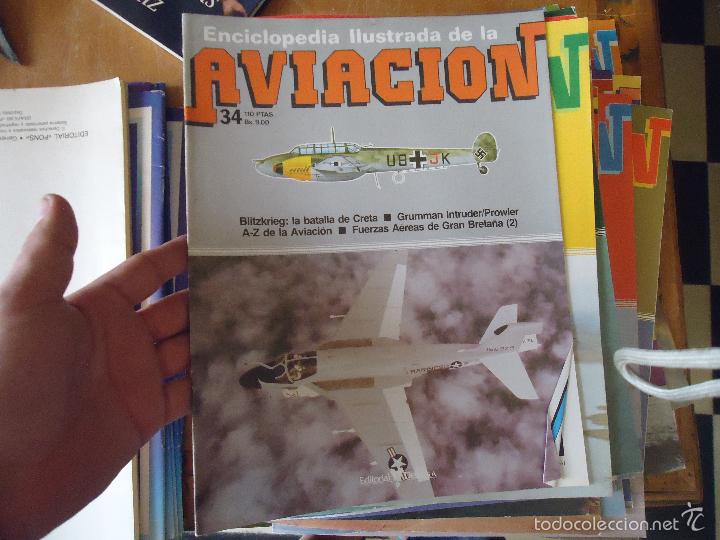 Militaria: revista fasciculo de la enciclopedia ilustrada . aviones , - el mundo de la aviacion numero 34