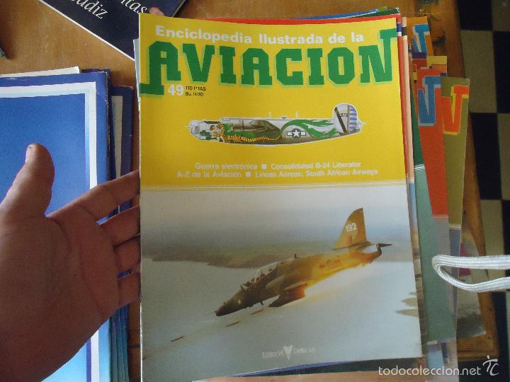 Militaria: revista fasciculo de la enciclopedia ilustrada . aviones , - el mundo de la aviacion numero 49