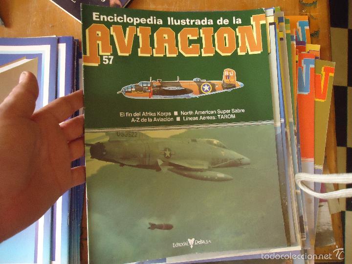 Militaria: revista fasciculo de la enciclopedia ilustrada . aviones , - el mundo de la aviacion numero 57