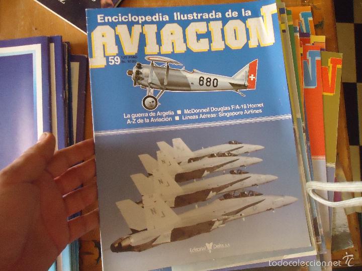 Military Antiques: revista fasciculo de la enciclopedia ilustrada . aviones , - el mundo de la aviacion numero 59